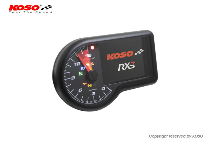 Velocímetro multifunción KOSO RX-3 TFT BA071000 Universal